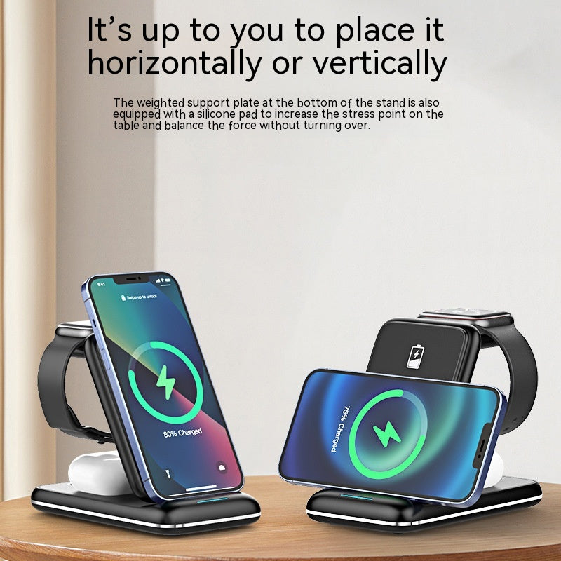 ATEILUJ ChargeDock™ 3-in-1 Wireless Charging Station