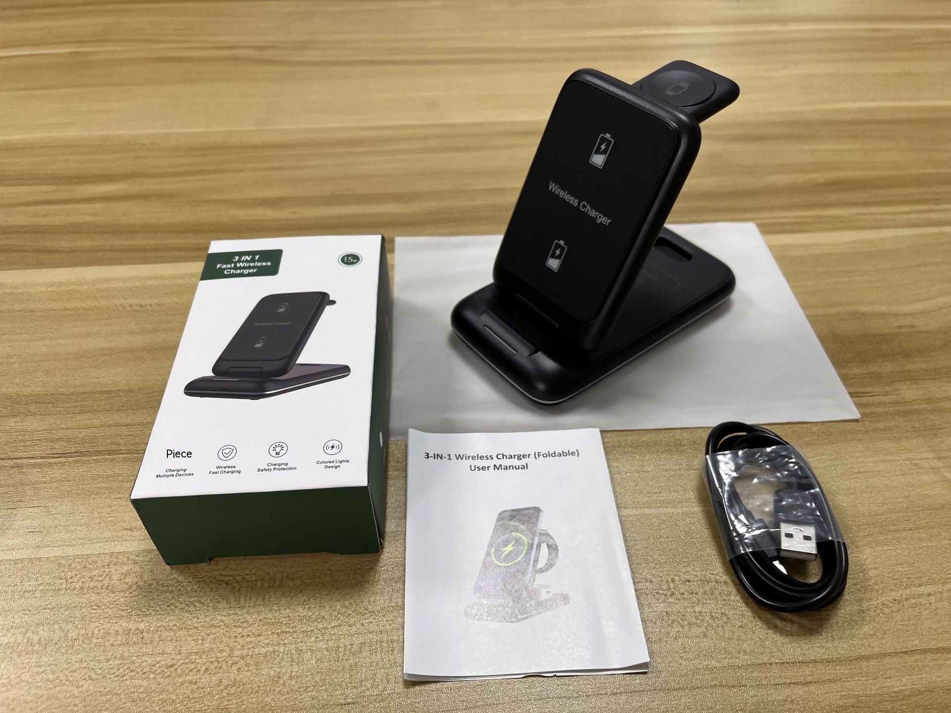 ATEILUJ ChargeDock™ 3-in-1 Wireless Charging Station