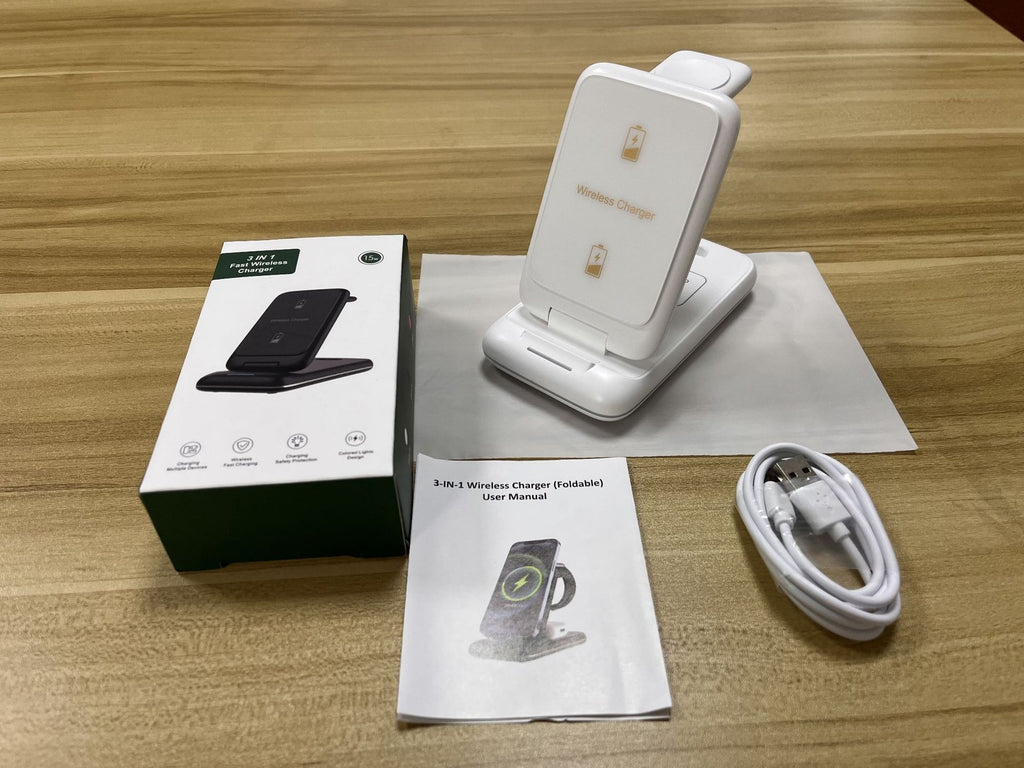 ATEILUJ ChargeDock™ 3-in-1 Wireless Charging Station